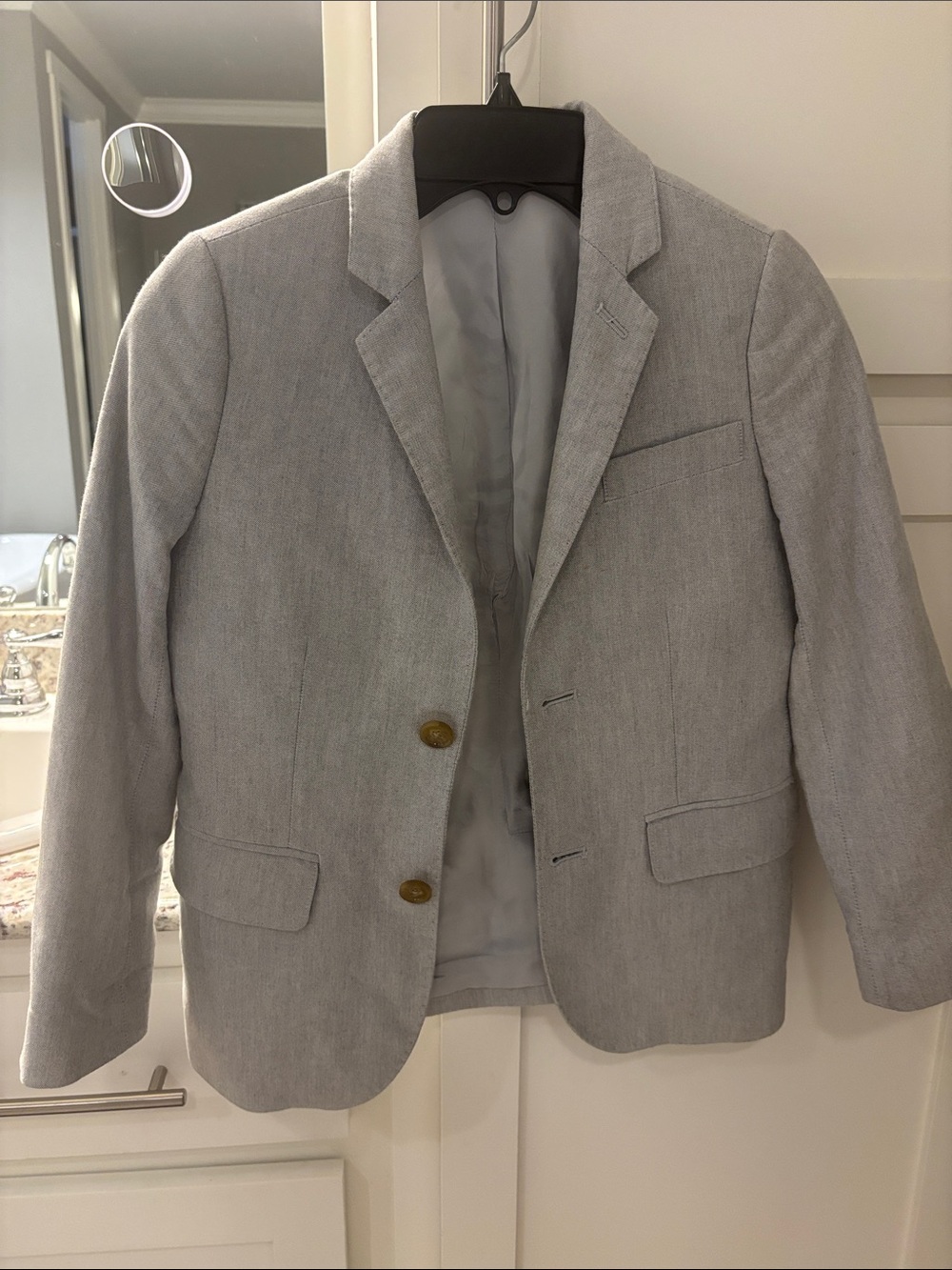 J Crew -CrewCuts Ludlow Light Gray Boys Casual 2 piece Suit